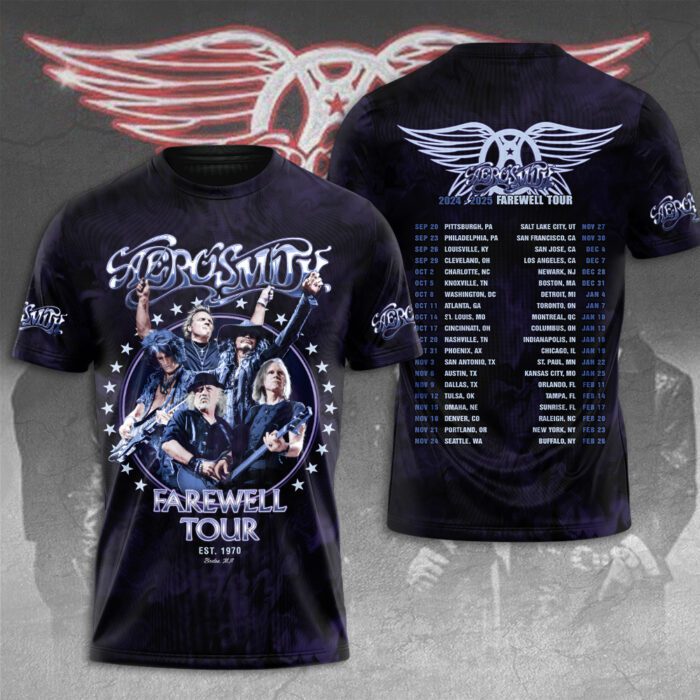 Aerosmith Unisex T-Shirt Performance Tees GTS5477