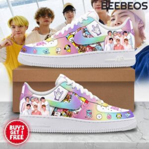 BTS Dynamic Edition Air Force 1 Shoes AF1 Limited Sneakers EBA1020