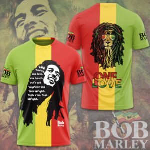 Bob Marley Unisex T-Shirt Performance Tees GTS5529