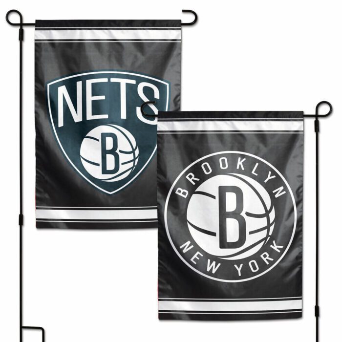 Brooklyn Nets Double Sided Garden Flag Yard Banner Outdoor