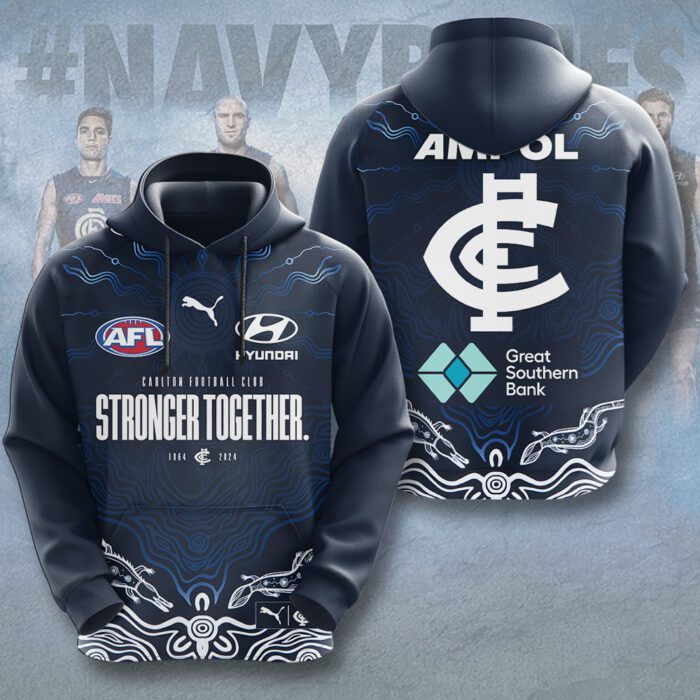 Carlton Football Club Unisex Hoodie GHD5163