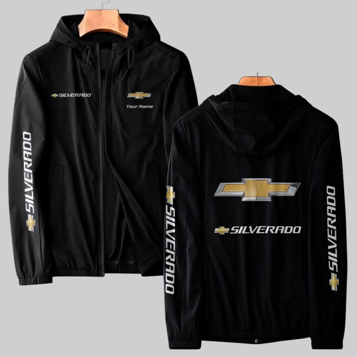 Chevrolet Silverado Outdoor Windbreaker Jacket LGW1013