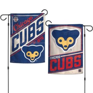 Chicago Cubs Cooperstown Collection 2 Sided Garden Flag Yard Banner