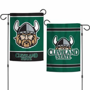 Cleveland State Vikings 2 Sided Garden Flag Yard Banner Outdoor