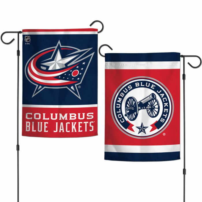 Columbus Blue Jackets 2 Sided Garden Flag Yard Banner