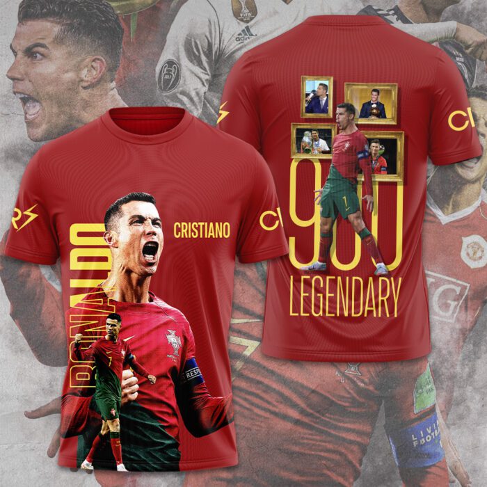 Cristiano Ronaldo x Portugal National Football Team Unisex T-Shirt Performance Tee GTS5162