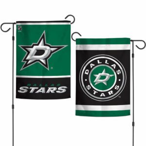 Dallas Stars 2 Sided Garden Flag Yard Banner