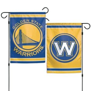 Golden State Warriors Double Sided Garden Flag Yard Banner Outdoor