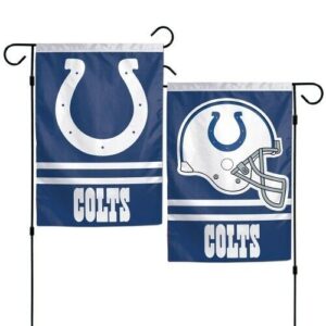 Indianapolis Colts Double Sided Garden Flag Yard Banner Outdoor