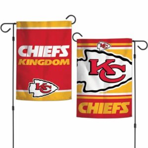 Kansas City Chiefs Double Sided Garden Flag Yard Banner