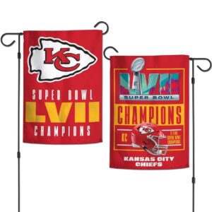 Kansas City Chiefs Super Bowl Lvii Champions Double Sided Garden Flag