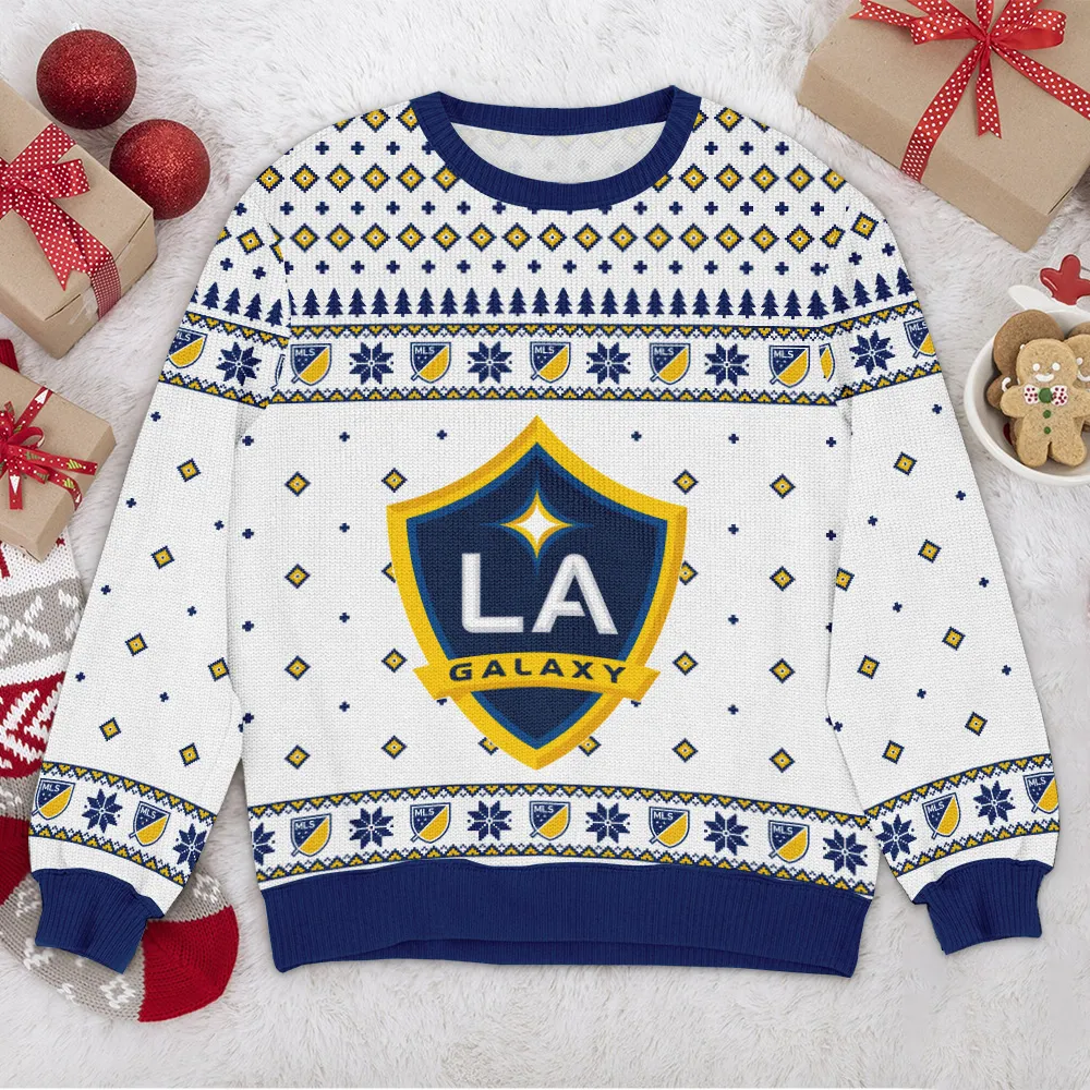 LA Galaxy MLS Ugly Sweater Christmas Season