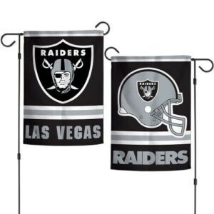 Las Vegas Raiders Double Sided Garden Flag Yard Banner