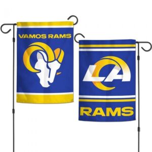 Los Angeles Rams 2 Sided Retro Garden Flag Yard Banner