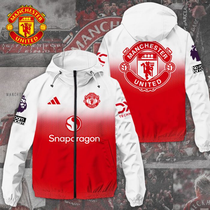 Manchester United 3D Windbreaker Jacket GWJ1013