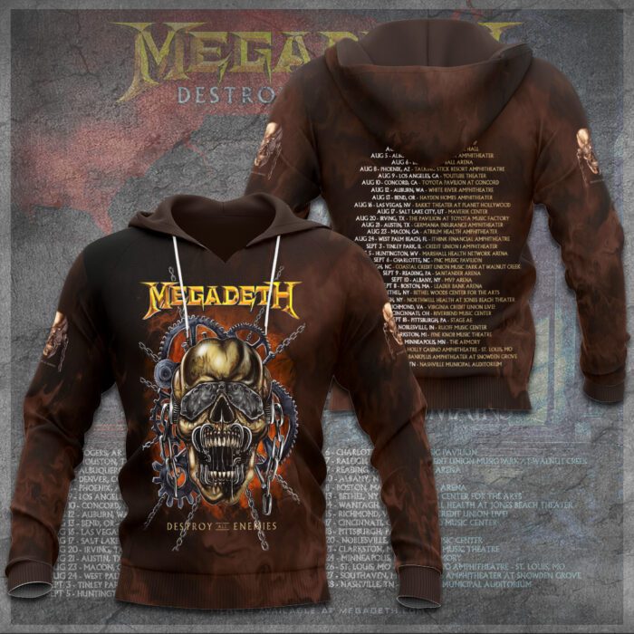 Megadeth Band Unisex Hoodie GHD5052