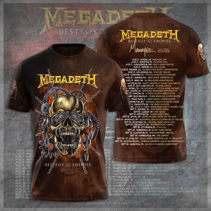 Megadeth Band Unisex T-Shirt Performance Tee GTS5058