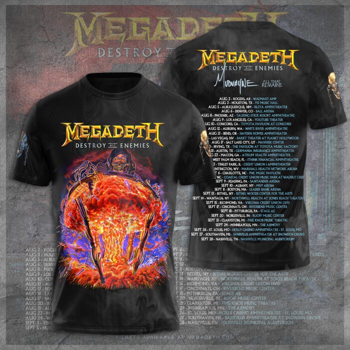 Megadeth Band Unisex T-Shirt Performance Tee GTS5069