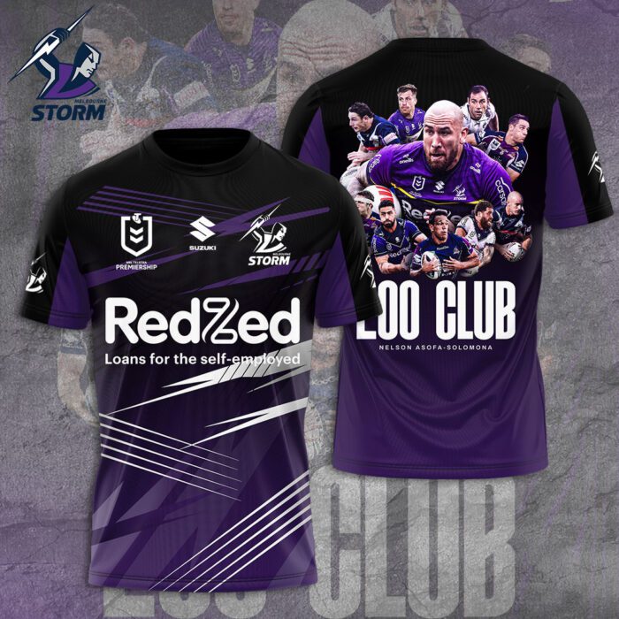 Melbourne Storm x Nelson Asofa-Solomona Unisex T-Shirt Performance Tee GTS5373