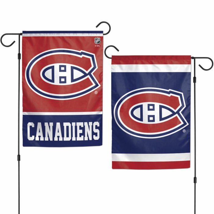 Montreal Canadiens Habs Double Sided Garden Flag