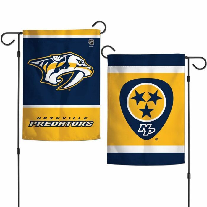 Nashville Predators 2 Sided Garden Flag Yard Banner