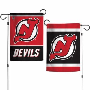 New Jersey Devils 2 Sided Garden Flag Yard Banner Outdoor