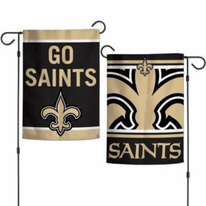 New Orleans Saints Double Sided Garden Flag Yard Banner