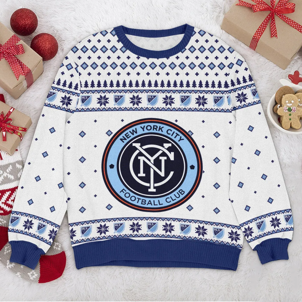 New York City MLS Ugly Sweater Christmas Season