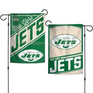 New York Jets Vintage Style Double Sided Garden Flag Yard Banner