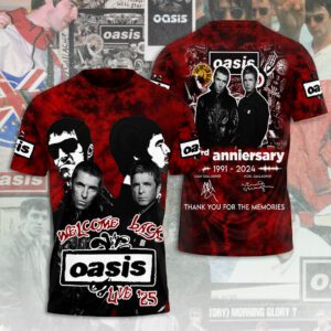 Oasis Band Unisex T-Shirt Performance Tee GTS5031