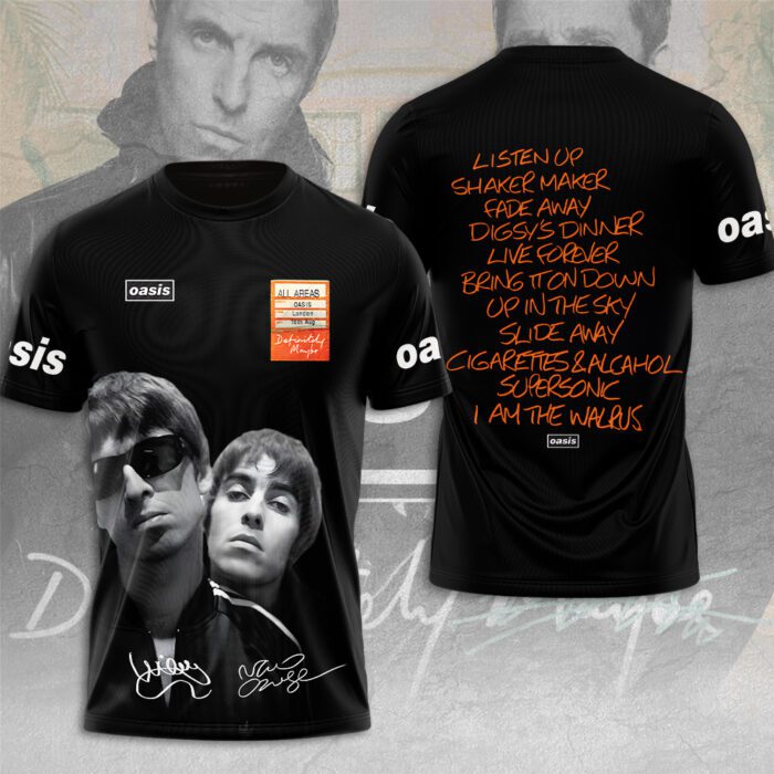 Oasis Band Unisex T-Shirt Performance Tee GTS5193