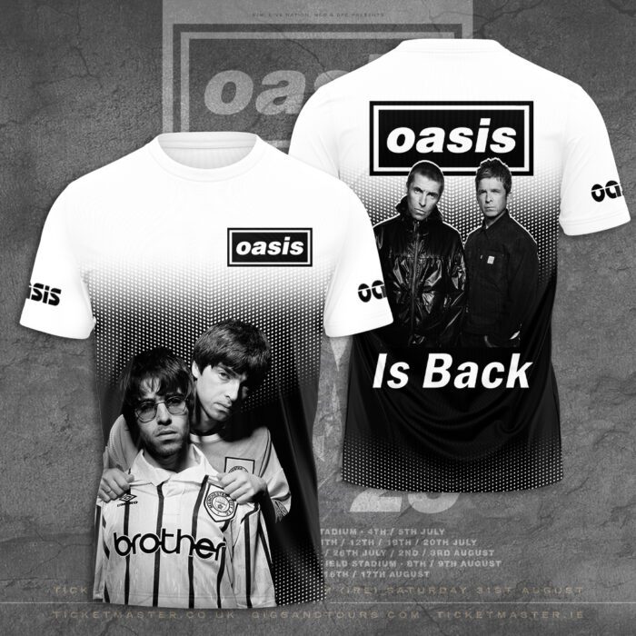 Oasis Band Unisex T-Shirt Performance Tee GTS5201