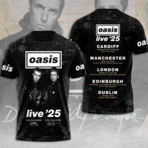 Oasis Band Unisex T-Shirt Performance Tee GTS5202