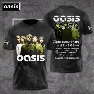 Oasis Band Unisex T-Shirt Performance Tee GTS5203