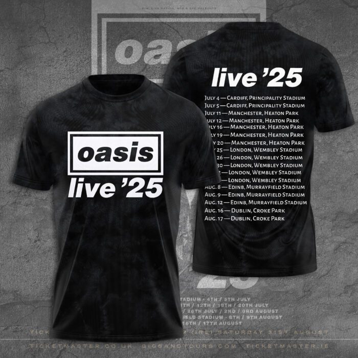 Oasis Band Unisex T-Shirt Performance Tee GTS5213