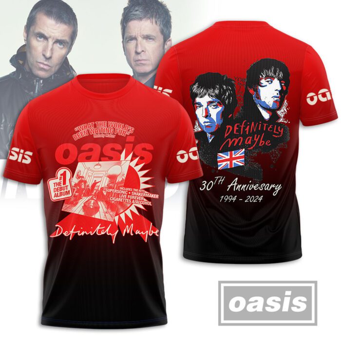 Oasis Band Unisex T-Shirt Performance Tee GTS5257