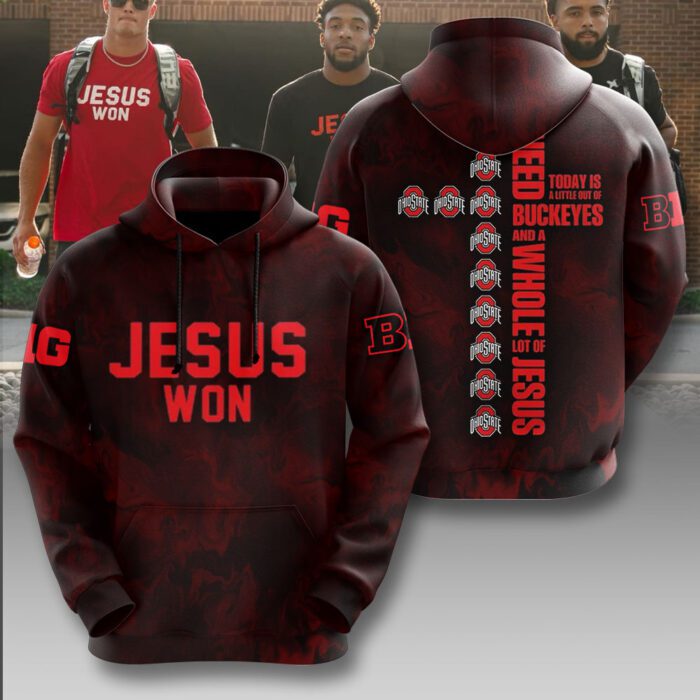 Ohio State Buckeyes Football Unisex Hoodie GHD5265