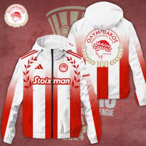 Olympiakos F.C. 3D Windbreaker Jacket GWJ1004