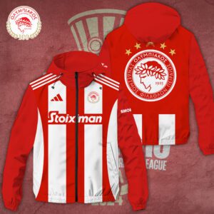 Olympiakos F.C. 3D Windbreaker Jacket GWJ1008