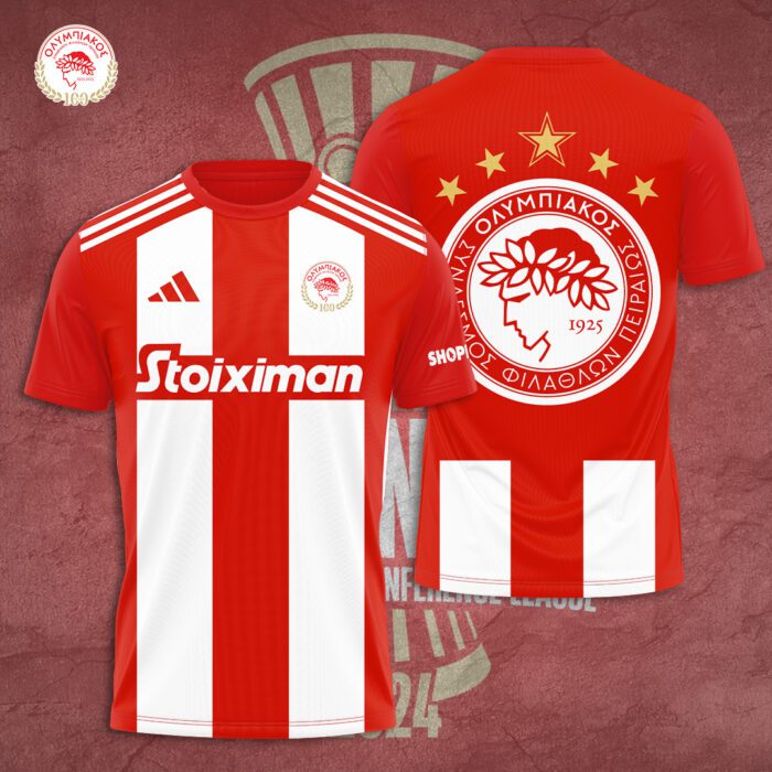 Olympiakos F.C. Unisex T-Shirt Performance Tee GTS5556