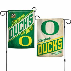 Oregon Ducks College Vault 2 Sided Garden Flag Banner NCAA