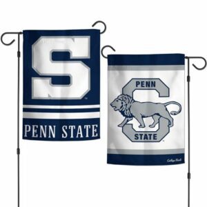 Penn State Nittany Lions College Vault 2 Sided Garden Flag Banner NCAA