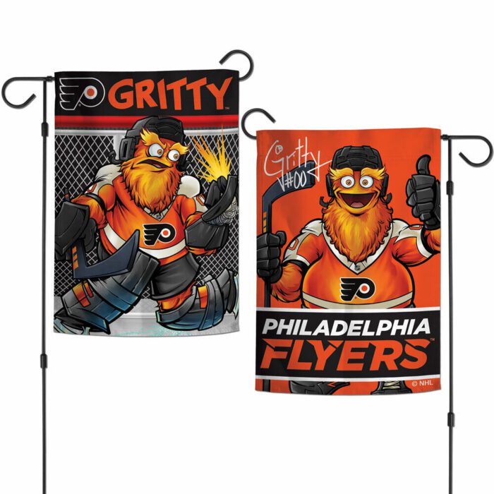 Philadelphia Flyers Gritty Mascot Double Sided Garden Flag