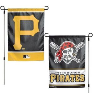 Pittsburgh Pirates 2 Sided Garden Flag Yard Banner Outdoor