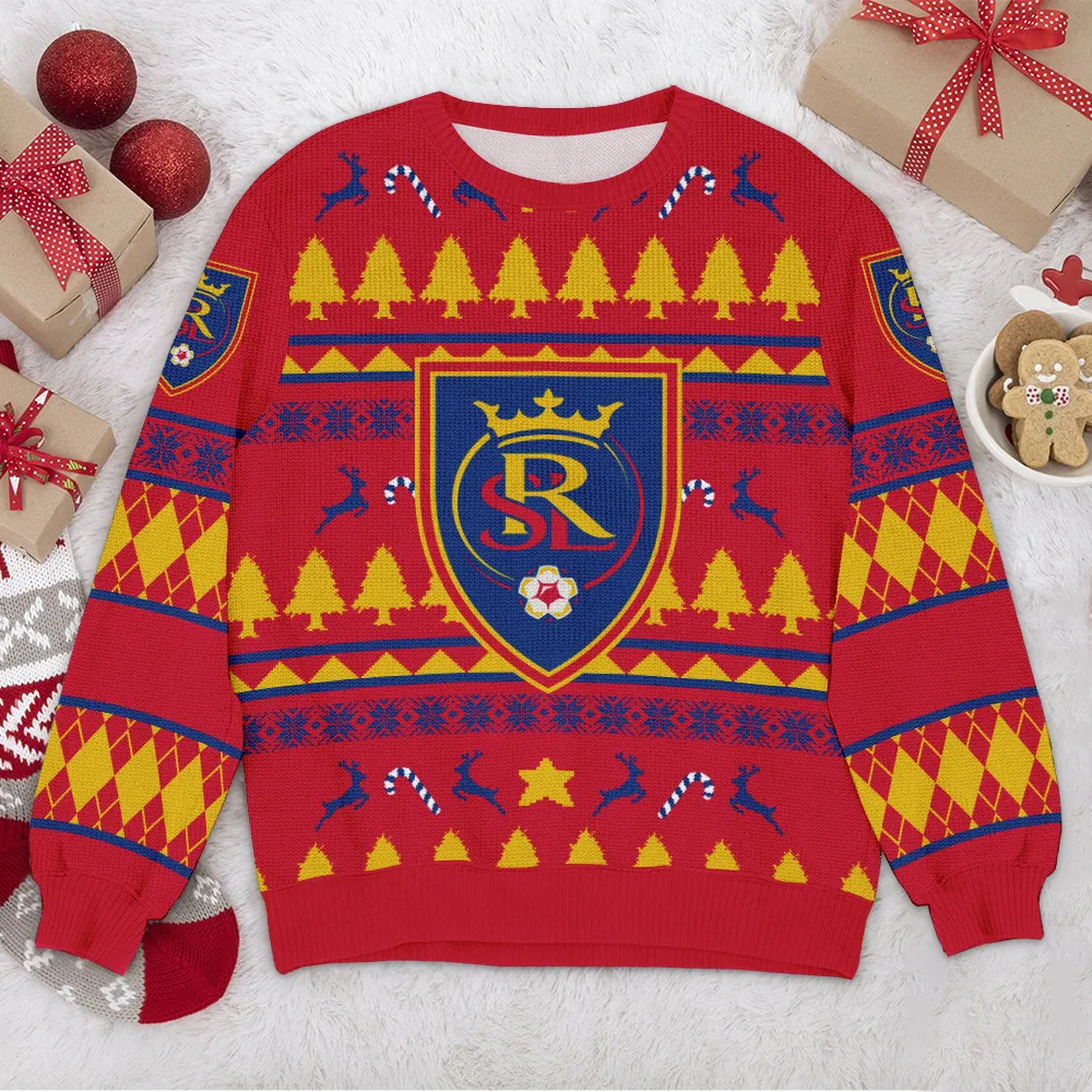 Real Salt Lake MLS Ugly Sweater Christmas Season