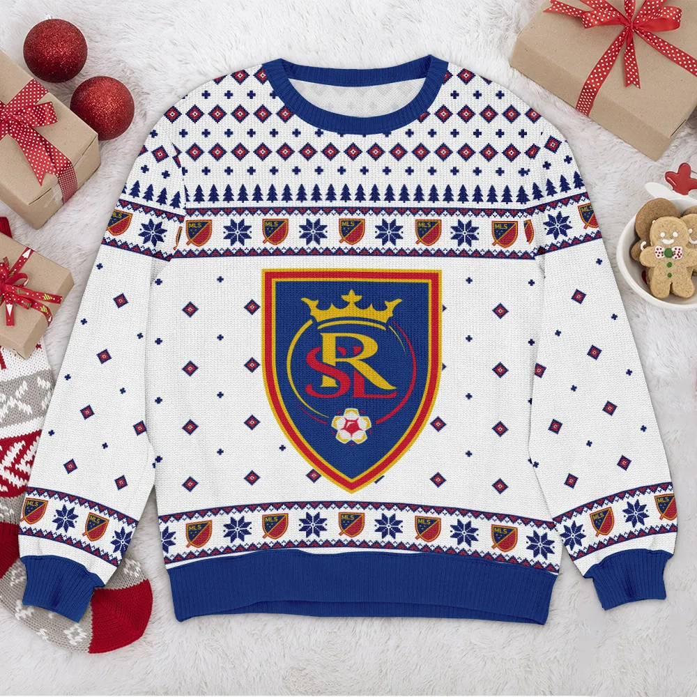 Real Salt Lake MLS Ugly Sweater Christmas Season