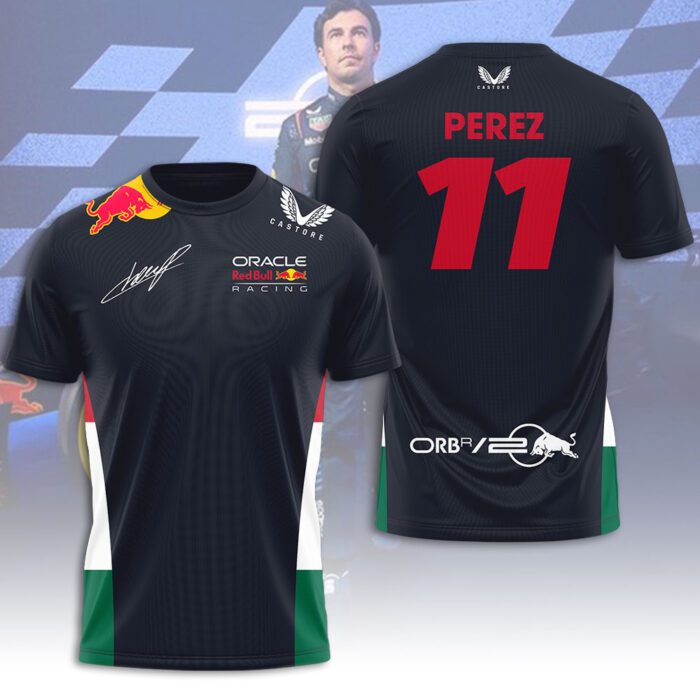 Red Bull Racing F1 x Checo Perez Unisex T-Shirt Performance Tee GTS5298