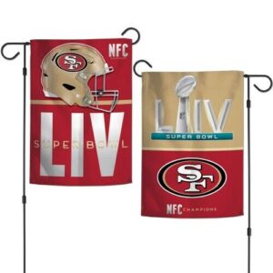 San Francisco 49ers Double Sided Garden Flag Yard Banner