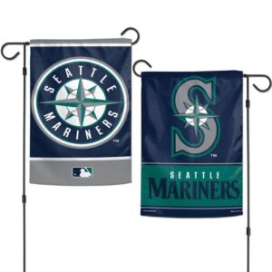 Seattle Mariners 2 Sided Garden Flag Yard Banner