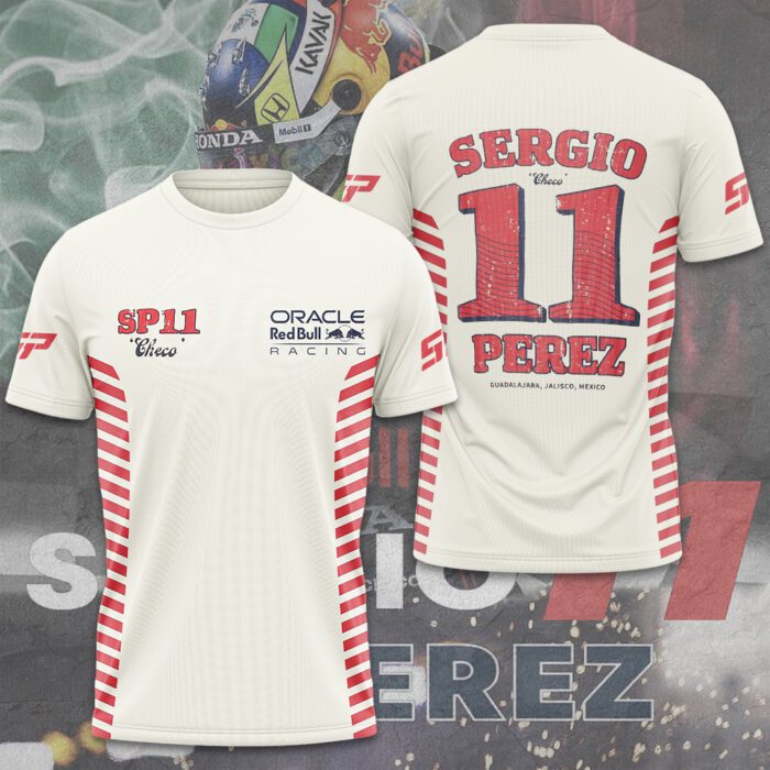 Sergio Pérez x Red Bull Racing F1 Unisex T-Shirt Performance Tee GTS5497